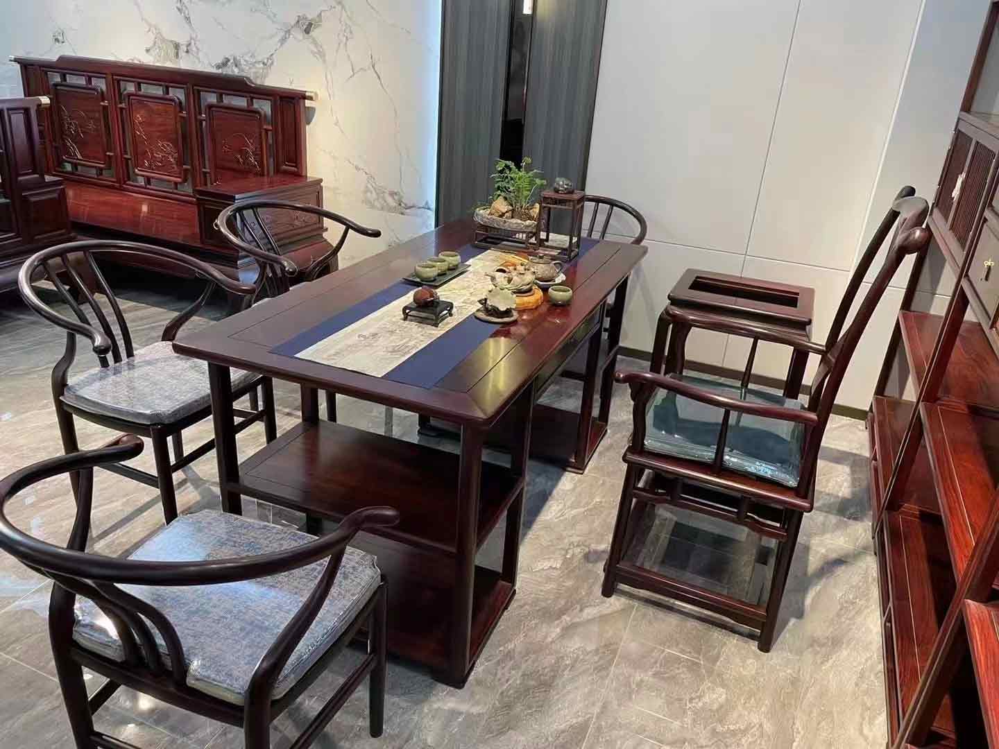 上海红木茶室家具款式